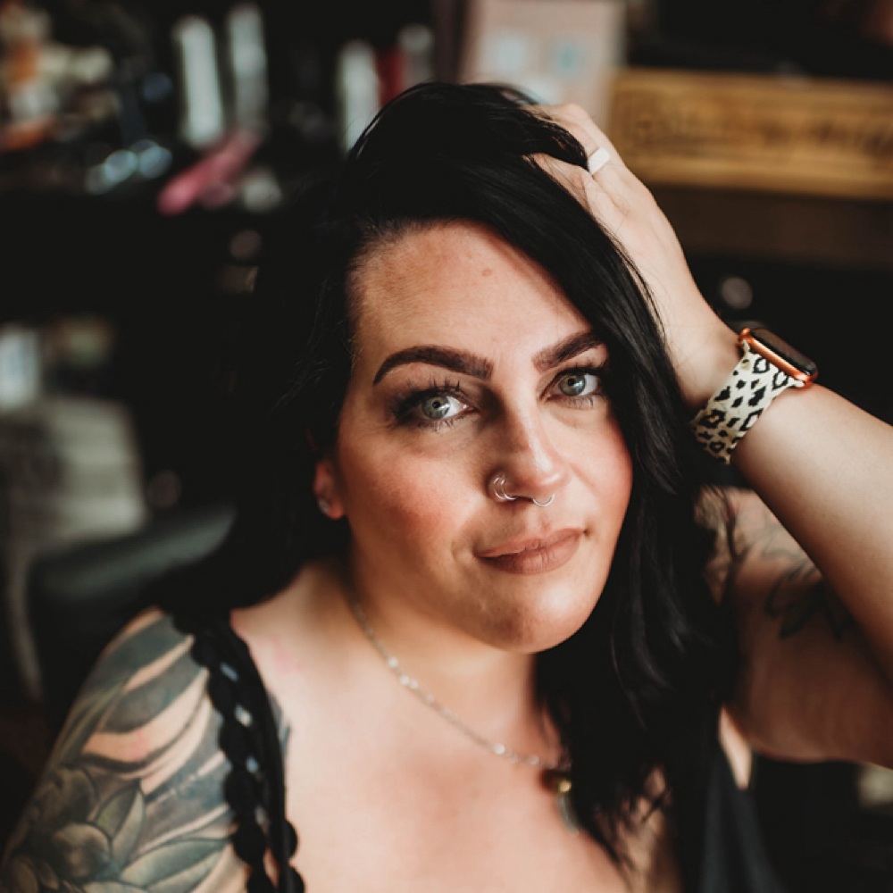 Ashlee Moore at Studio misfit in Xenia, OH