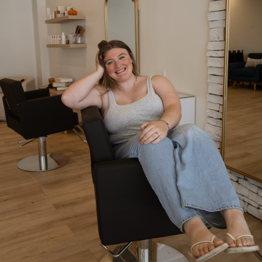 Addie Schroeder at Oréa Salon in Lawrenceburg, IN