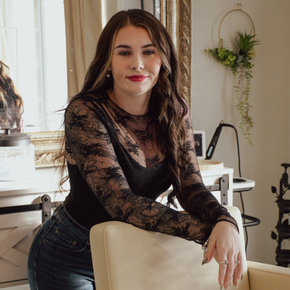 Cassidy Noyes at Elegant Sage salon and spa LLC in Milton, VT