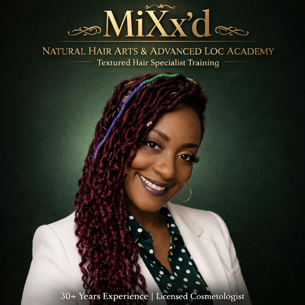 Tee Williams at Mixxd loc n barber lounge in Arlington, TX