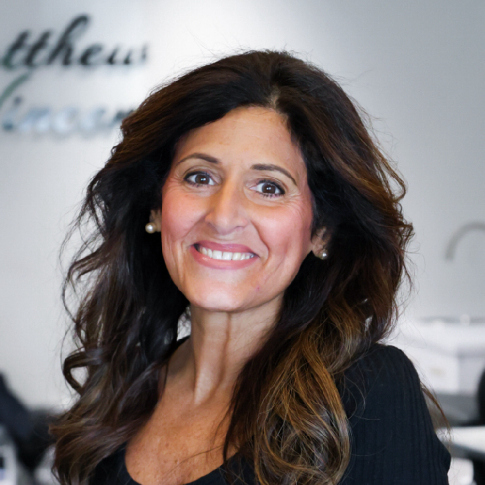 Elena Pinto at Matthew Vincent Hair Studio in Denville, NJ