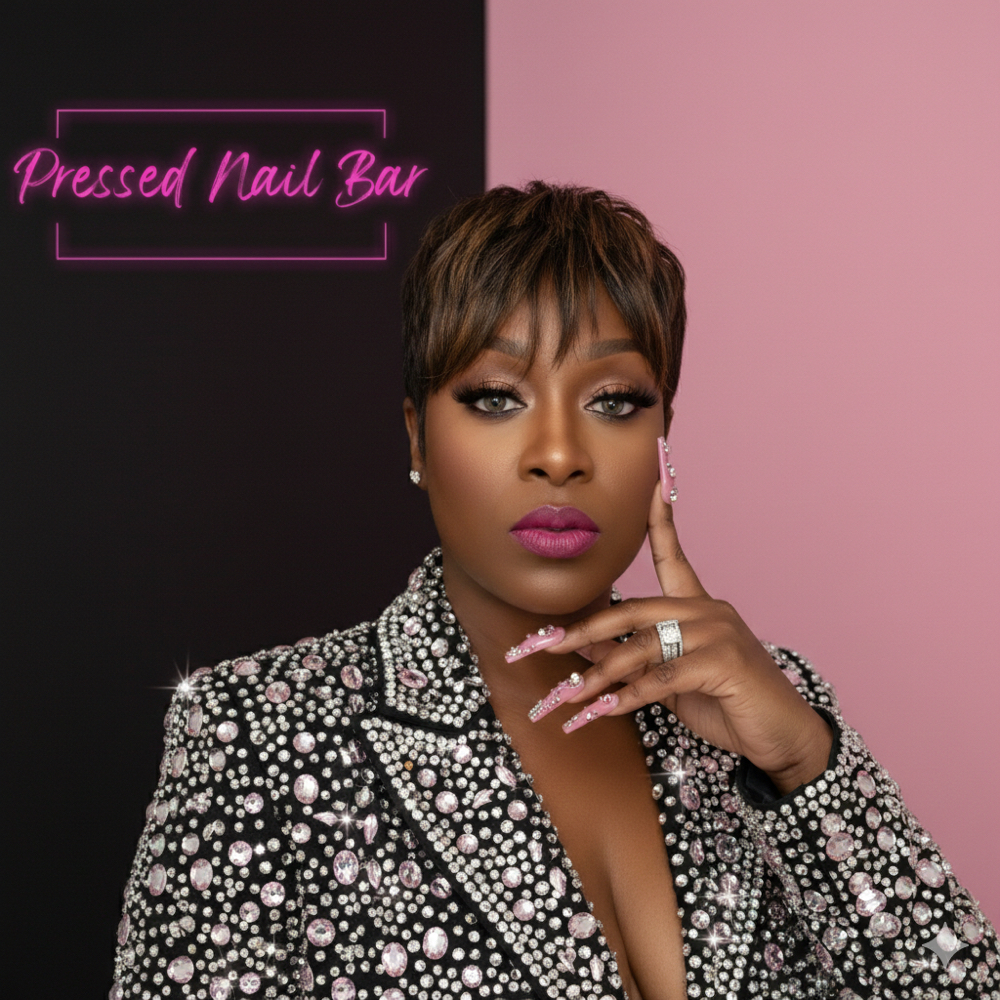 Yolanda Meadows at The Pressed Nail Bar in Lithonia, GA