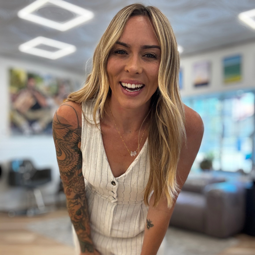 Nikki Boller at Salon Canvas & Social in South Pasadena, FL