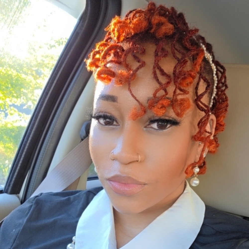 Chalee Moore at Billion Hairs Salon in Kansas City, KS