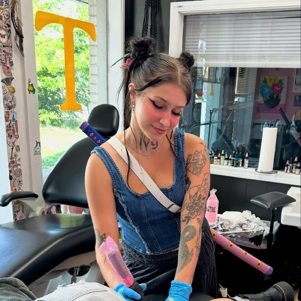 Riley Merritt at Docs Applications Tattoo LLC in Eminence, KY