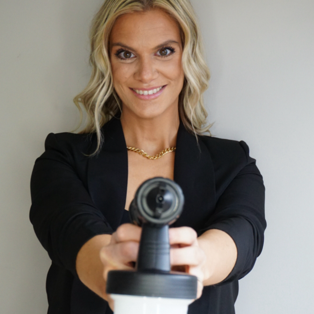 MJ Yelegen at Honey Coco Tans in Cliffside Park, NJ