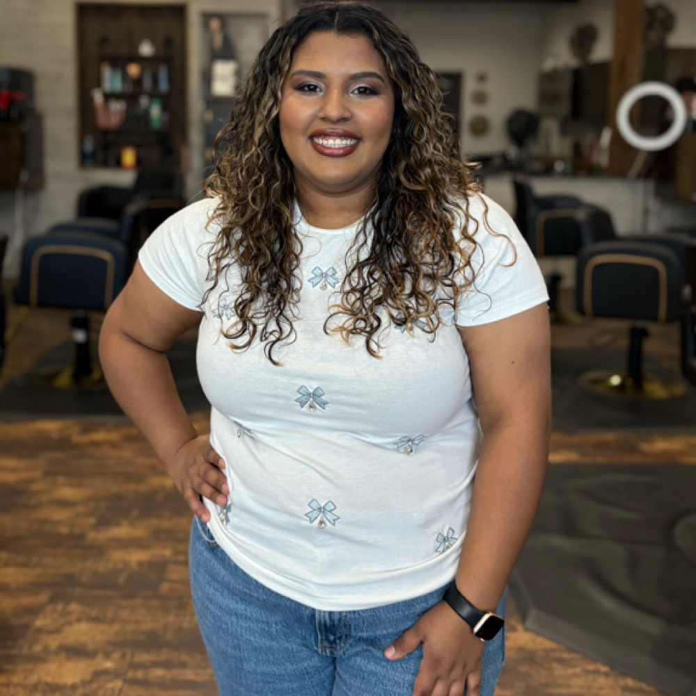 Any Martínez at Hair Affairs in San Antonio, TX