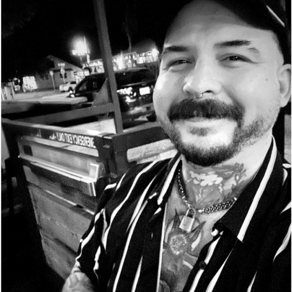 Adrian Dominguez at Heartbreakers hair co. in Austin, TX