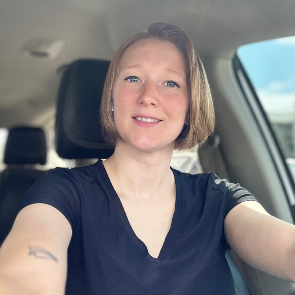 Abby Cheney at DDC Barber co. in Spokane Valley, WA