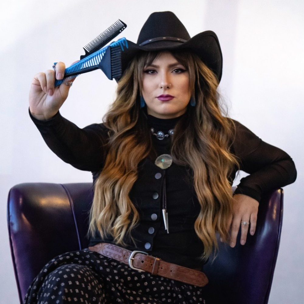 Kylene DeBow at Brushed Roots Salon in Round Rock, TX