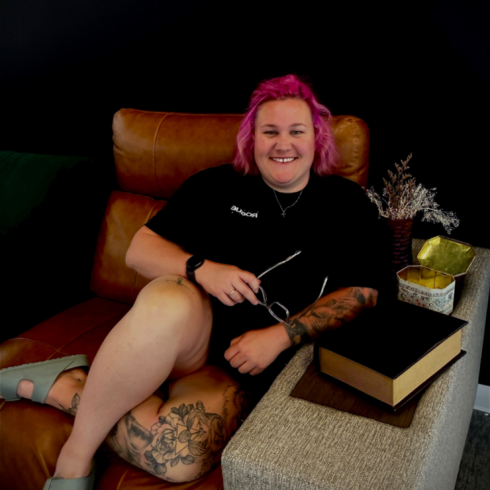 Sandra Waxing at The Whimsical Peony in Urbandale, IA