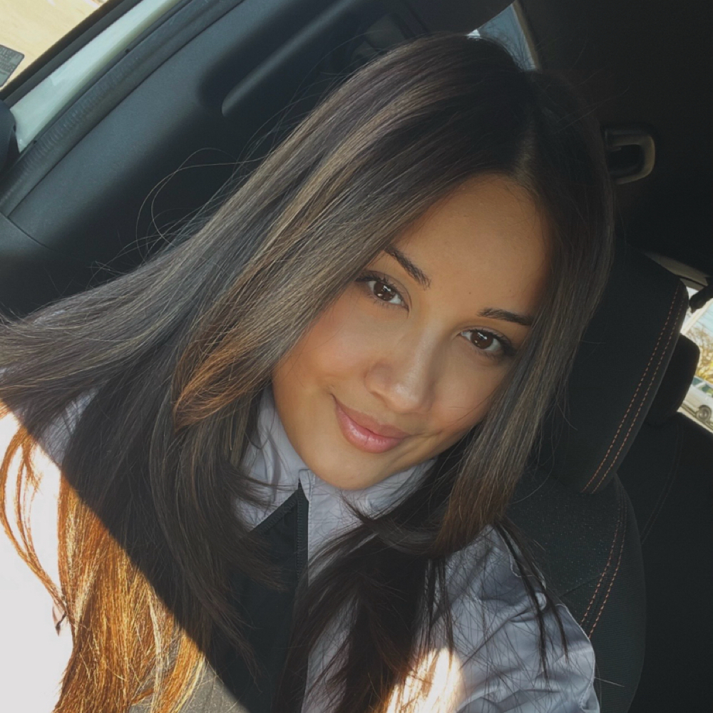 Caitlin Maldonado at Lox Hair Studio in Linden, NJ