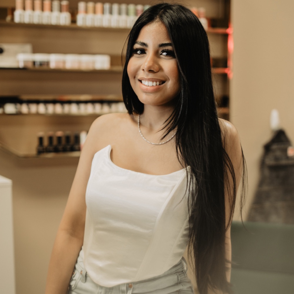 Josie Rubio at Blossomed Beauty Lounge in Hesperia, CA