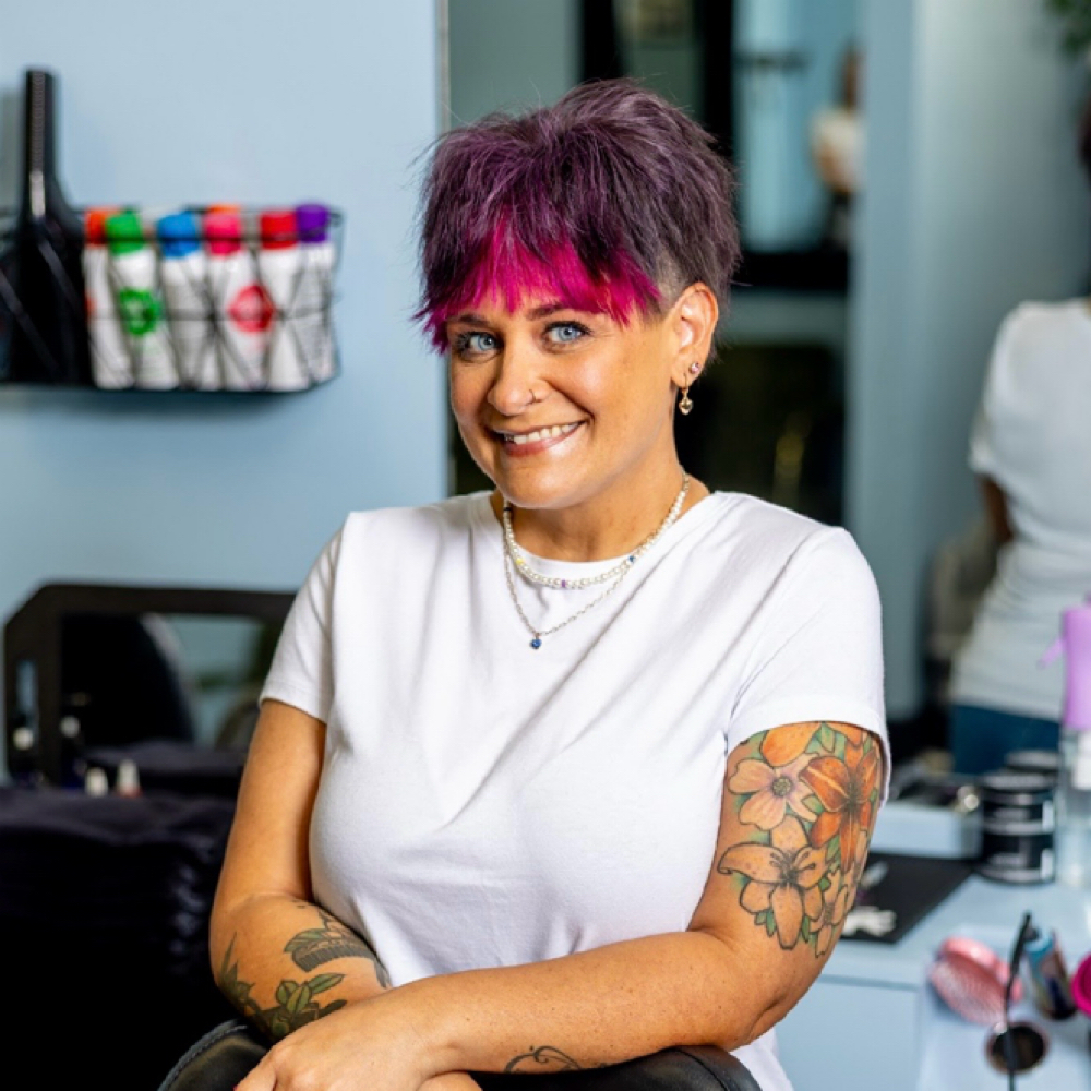 Kate Kaufman at Extra Care Hair Co. in Springfield, MO
