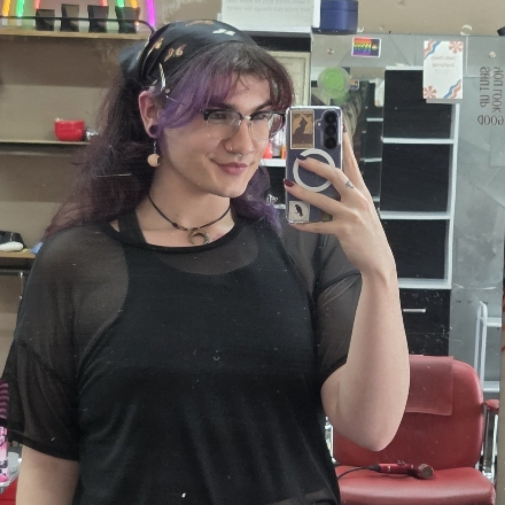 Caliope AuClair at Hair Bomb Salon in Winston-Salem, NC