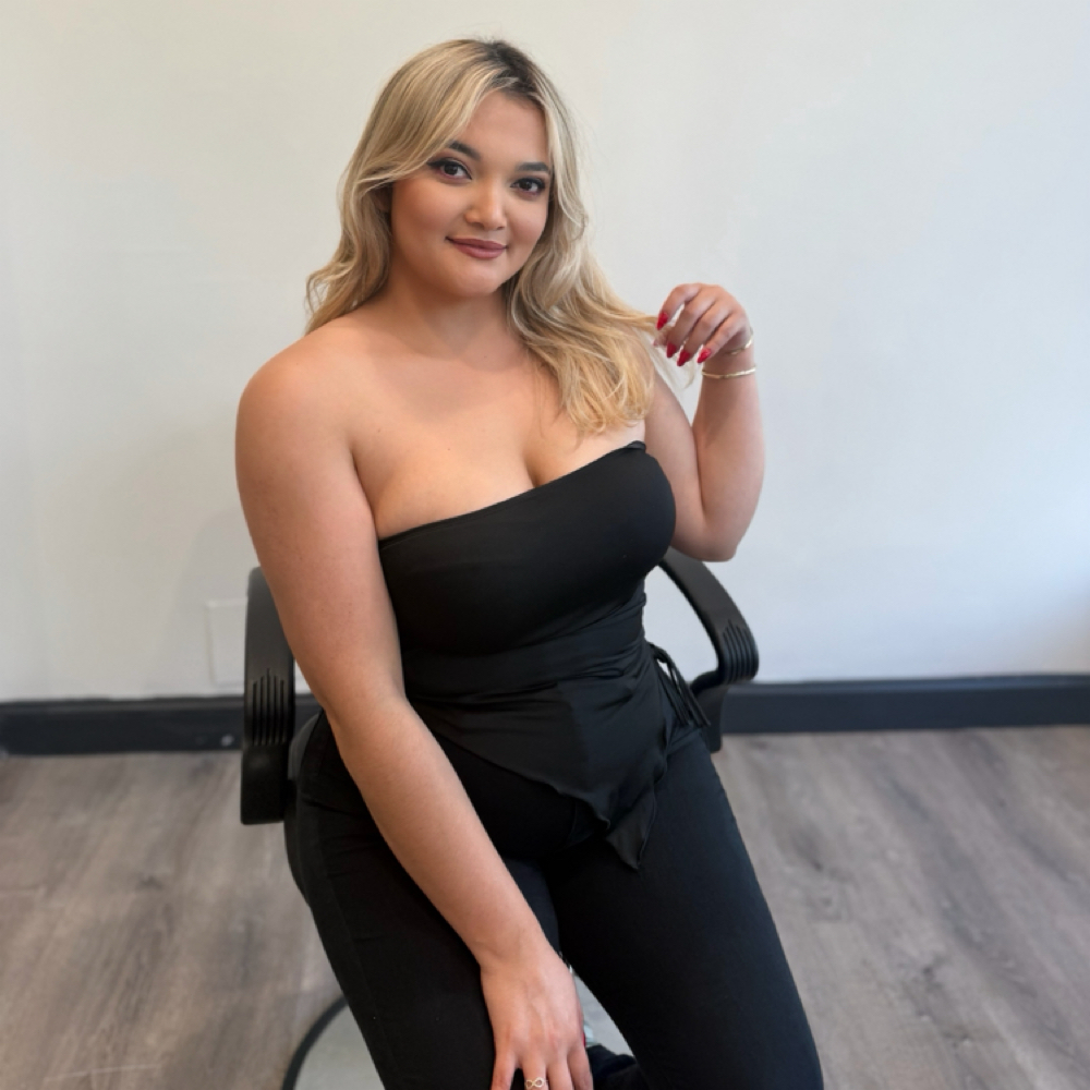 Sheisy Aleman at Hair Heart Studio in Malden, MA