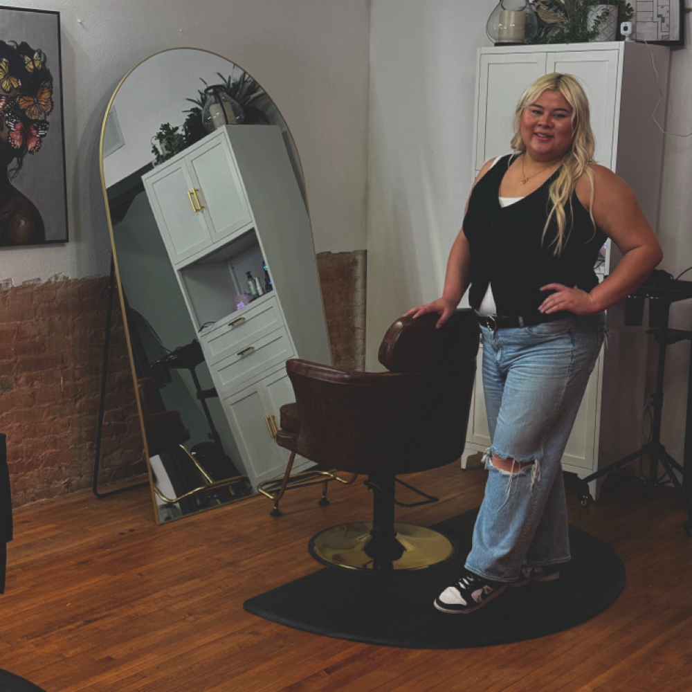 Selena Hernandez at M Crush  Beauty Lounge in abilene, TX