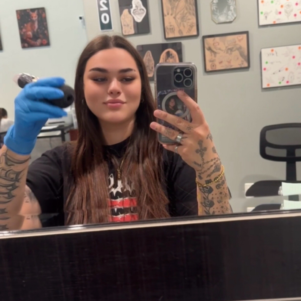 Sianna Goodman at High Desert Tattoo Studio in Prescott Valley, AZ