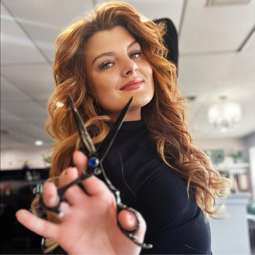 Kayla Nascienzia at Nascienzia Hair Fashions in Warwick, RI