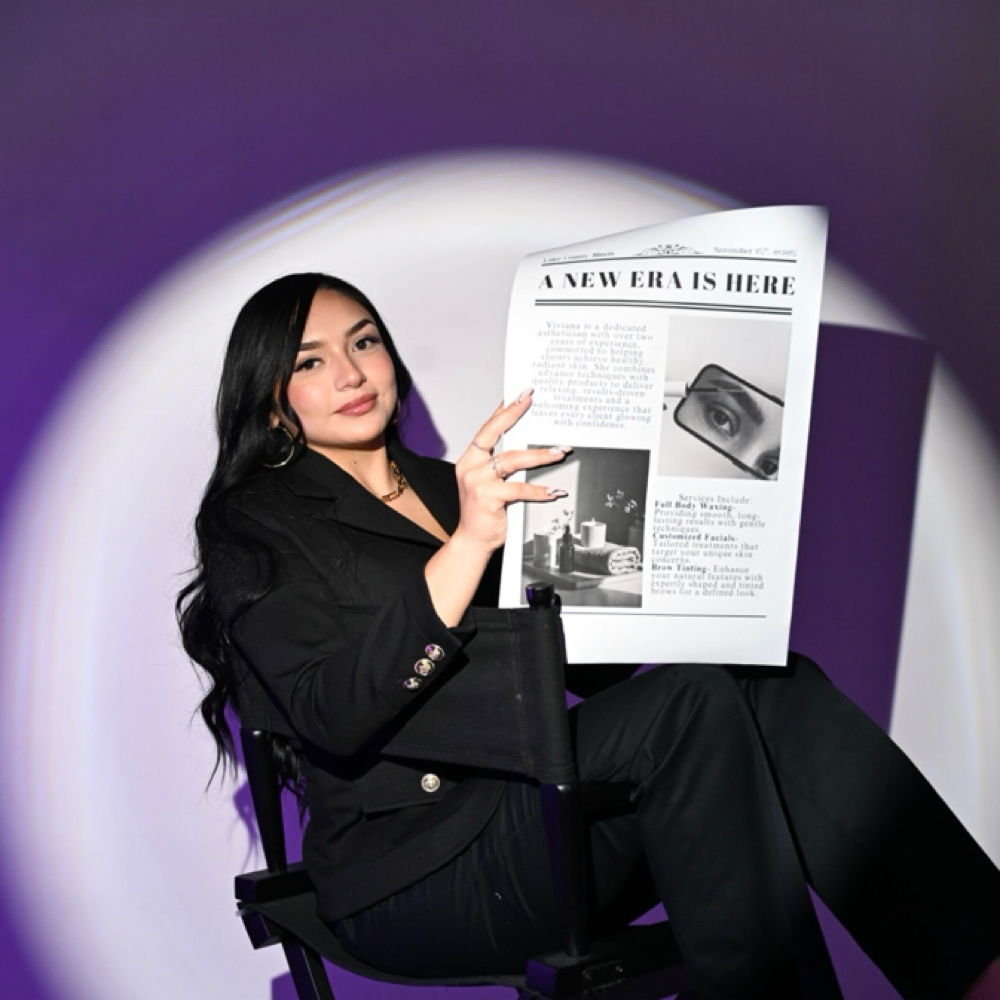 Viviana Fragoso at L.E.N Beauty Studio in Round Lake Park, IL