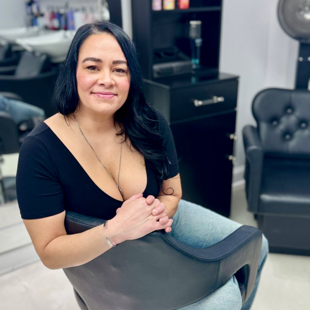 Maria Kozcon at Bombshell Hair Studio in Shrewsbury, NJ