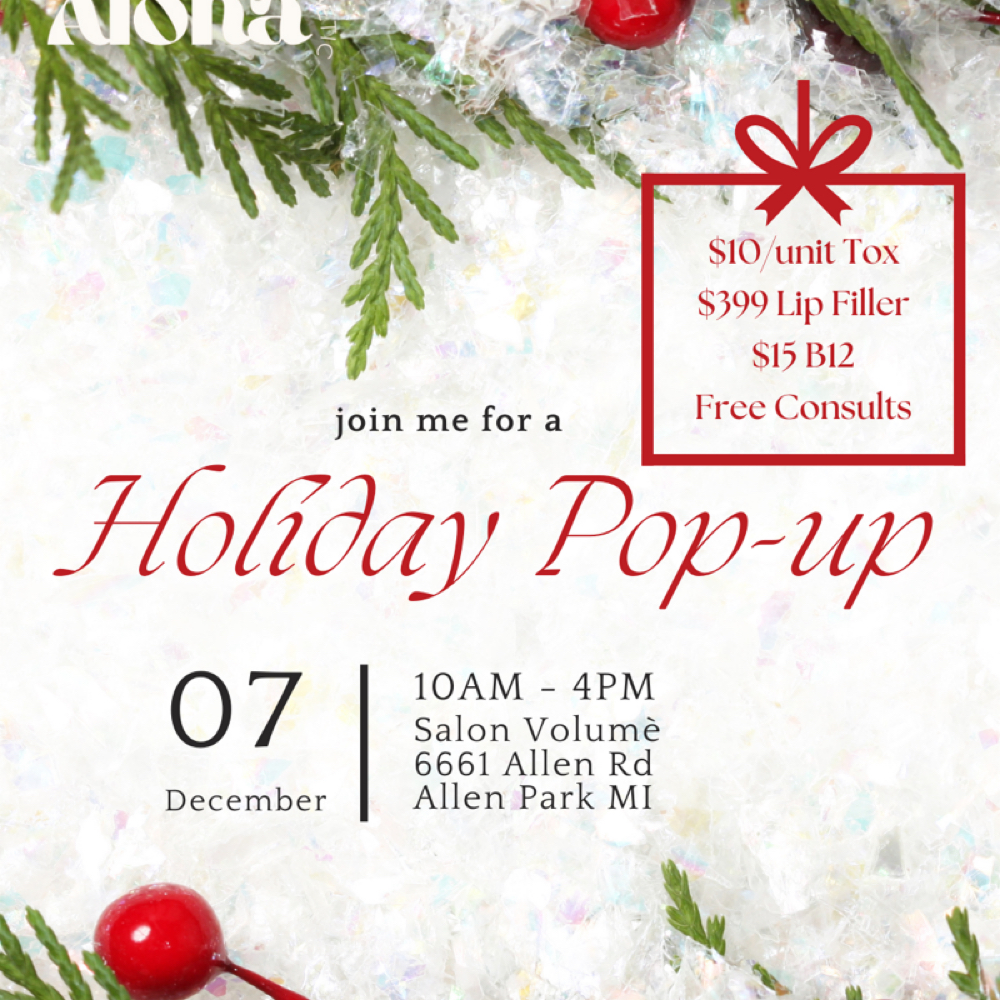 SALON VOLUME POP-UP Dec 7