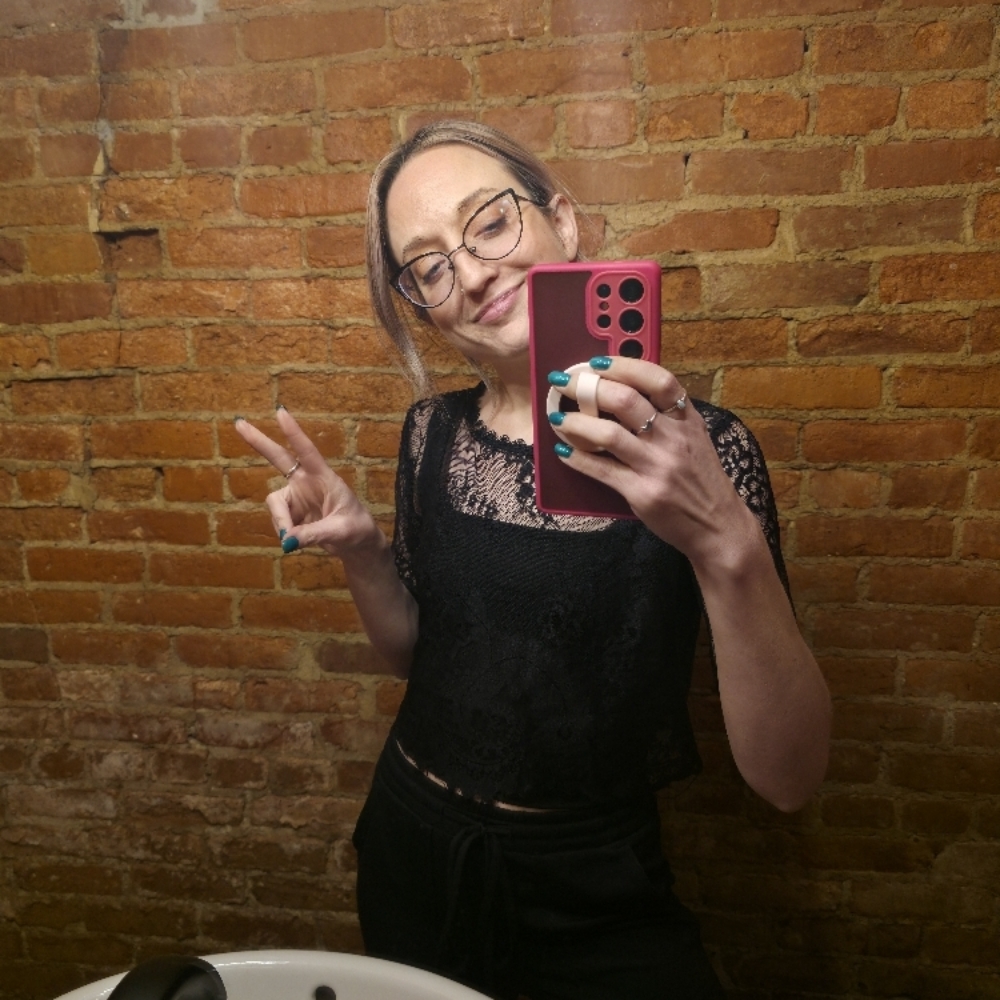 Lindsay Wallace at Lindsay + Demi + Maddi at Mane Craft 👌 in Davison, MI