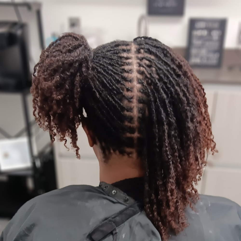 Monique L Microlocs Cole at Mirror Emajez in Amherst, NY