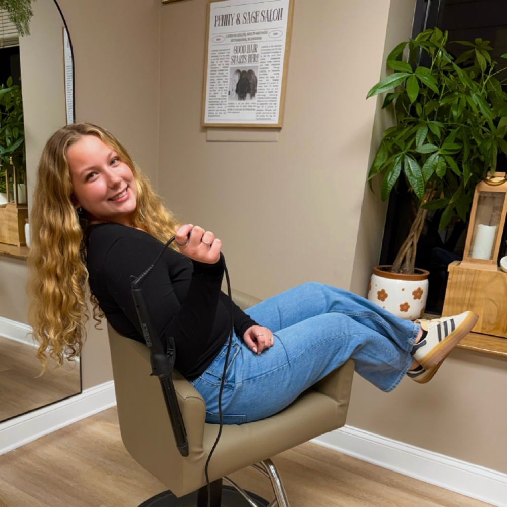 Lexi Becker at Penny & Sage Salon in Hammonton, NJ