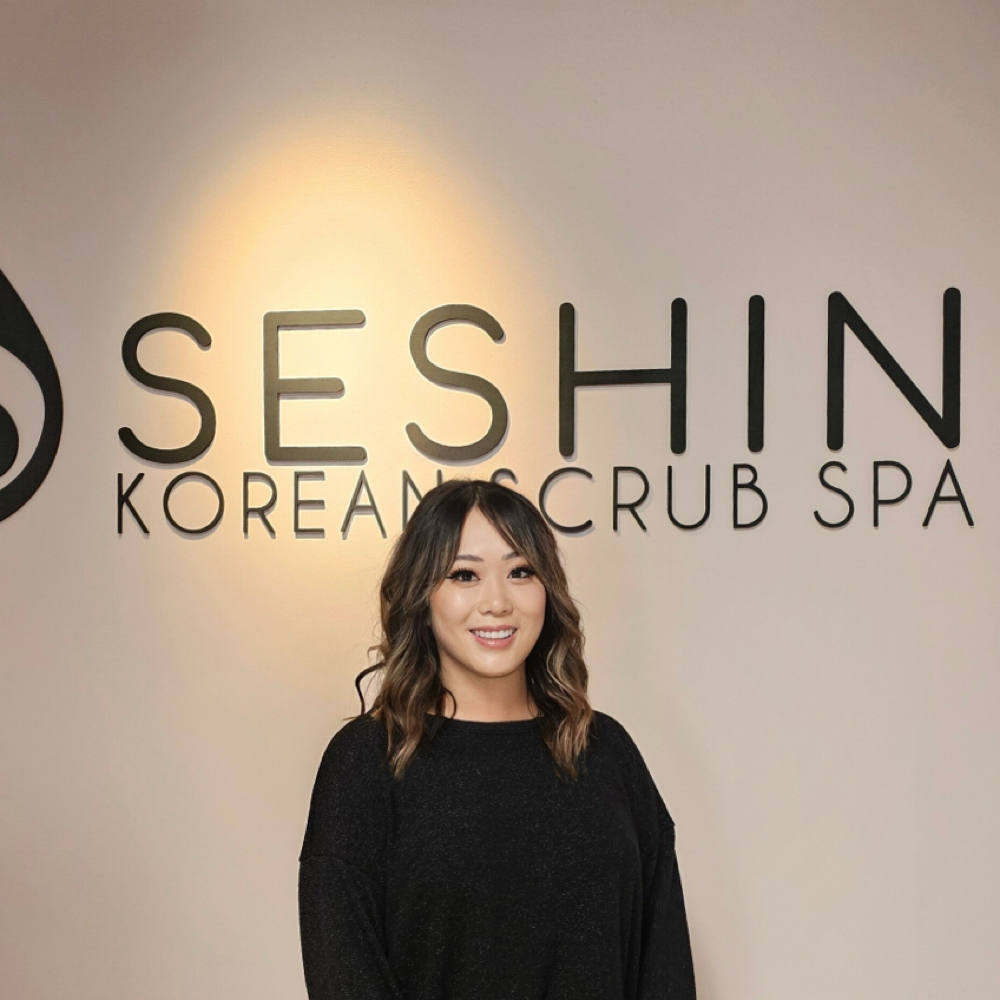 Jasmin Yee at Seshin Korean Scrub Spa in Holladay, UT