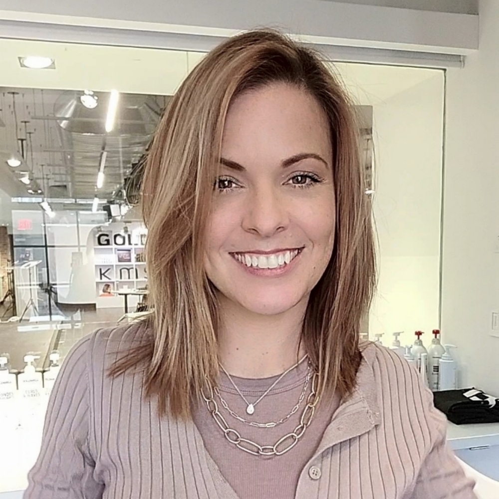 Stephanie DeCavalcante at HAVEN HAIR CO. in Hamilton, NJ