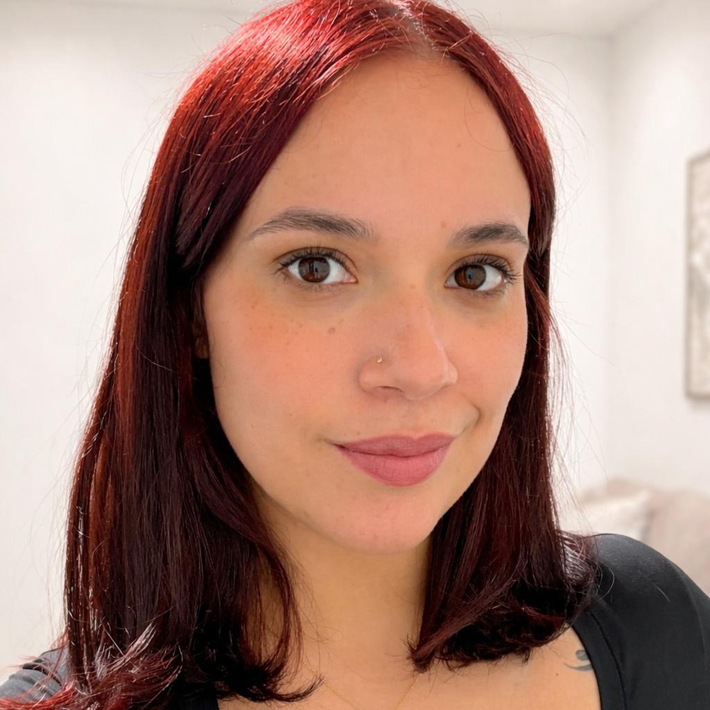Jaelene Osorio at Solariz Beauty in Astoria, NY