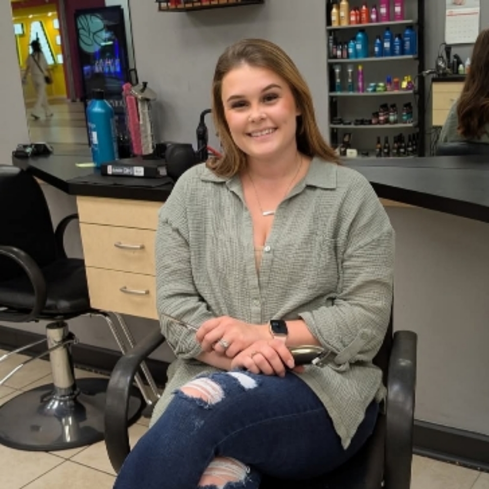 Stephanie Basquin at Shear Bliss in Bismarck, ND