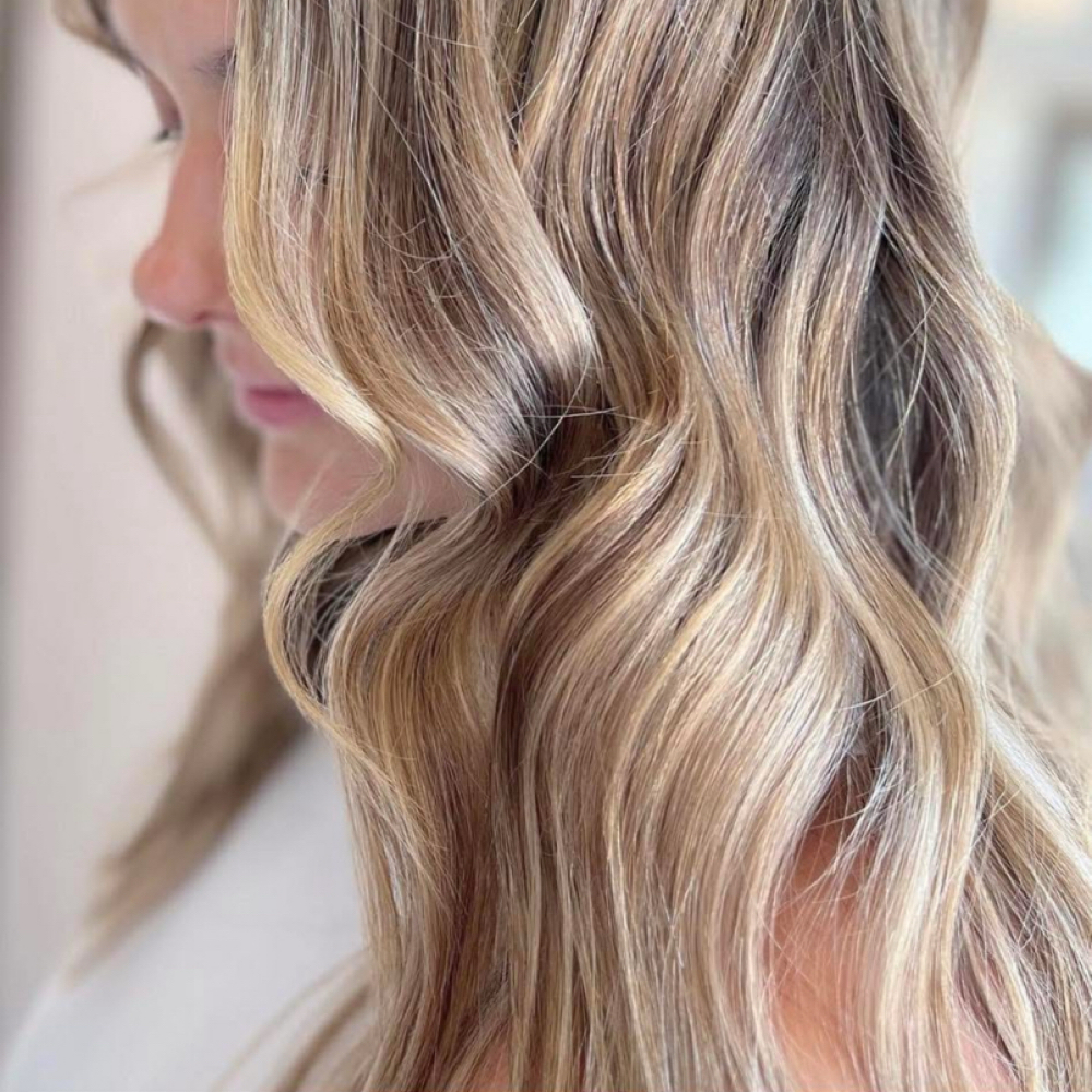Carrie Blundell at Océane Hair Lounge in Santa Barbara, CA