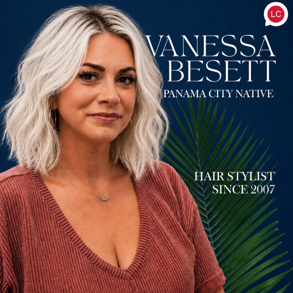 Vanessa Besett at Salon Blue Spa & Refillery in Panama City beach, FL