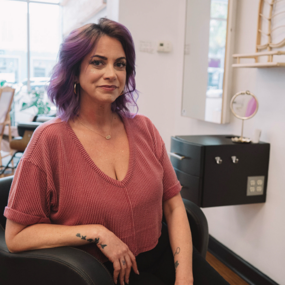 Vanessa Besett at Salon Blue Spa & Refillery in Panama City beach, FL