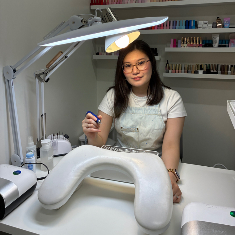 Anel Karabayeva at Nail Evolution in Reston, VA