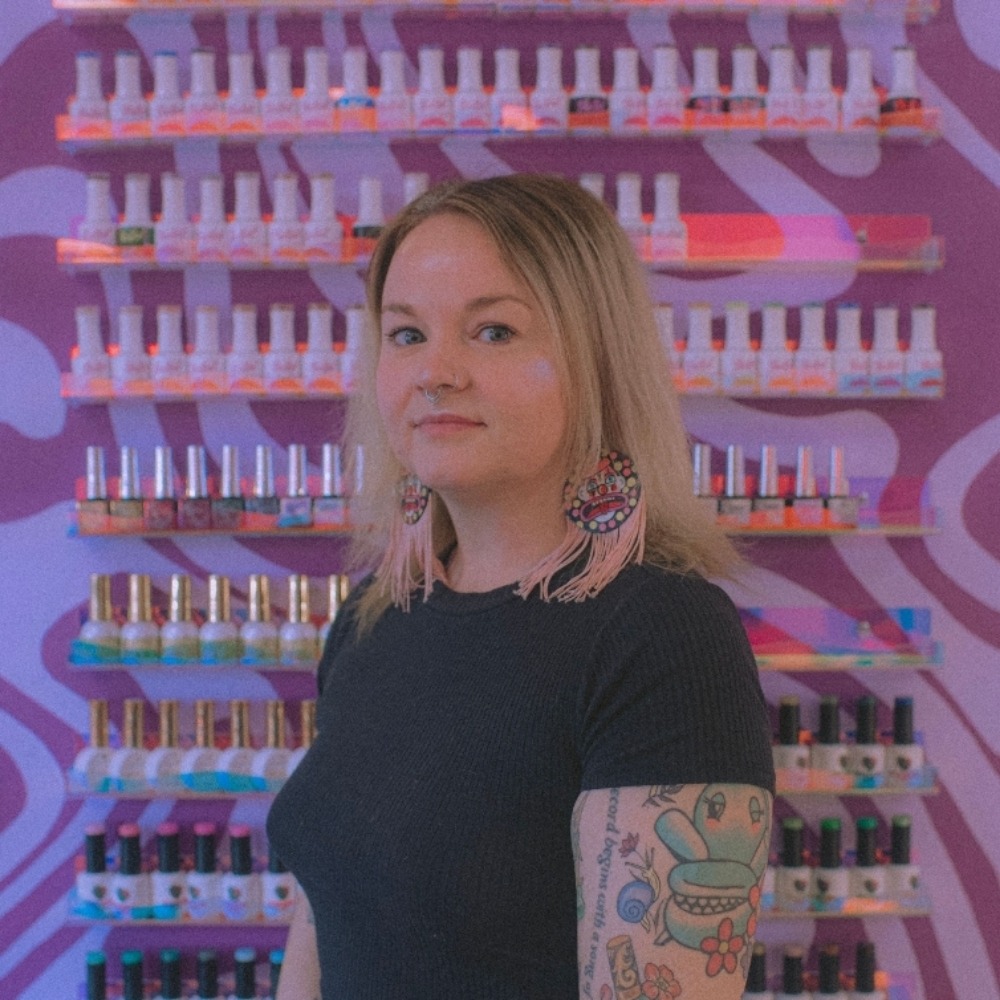 Rachel Atkins -existing clients only at Heartbreak Nail Club in Asheville, NC