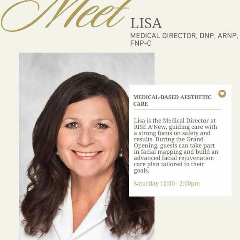 Dr. Lisa Mertens at RISE Skin Rejuvenation and Body Sculpting & RISE A’new in Cedar Rapids, IA