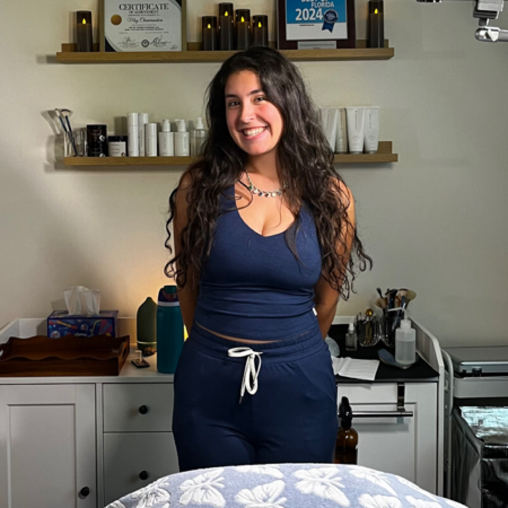 Gabby Genovese at The Ceremony Room Organic Facial & Make-up Studio in St. Augustine, FL